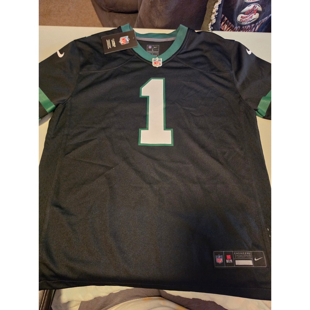 Nike New York Jets Sauce Gardner #1 Youth Large Jersey Black NFL Football NWT